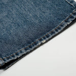 High Waist Wide Leg Distressed Faded Jeans