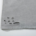 Vintage Washed Distressed Crewneck Short Sleeve Casual Tee