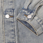 Raw Edge Star Denim Trucker Jacket