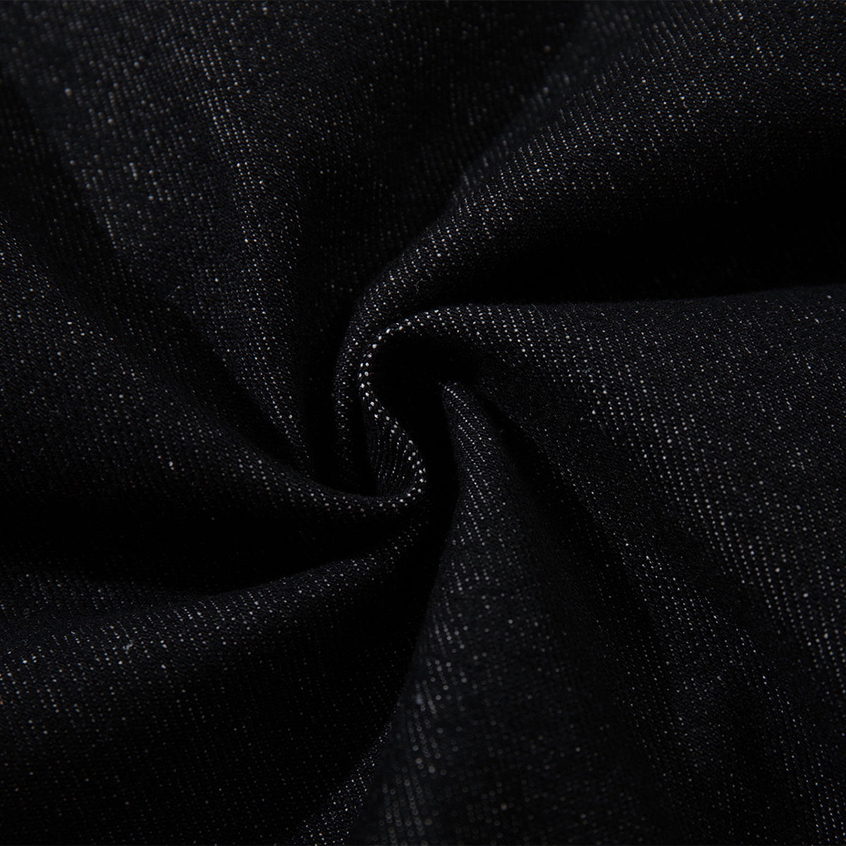 Wide Leg High Waisted Dark Denim Jeans Button Detail