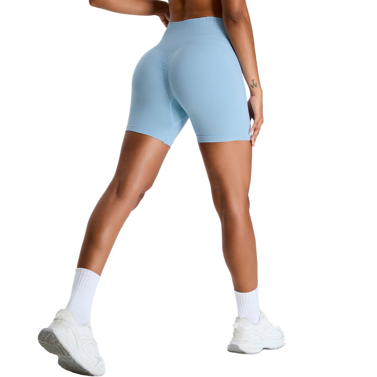 High-Rise Seamless Running Shorts