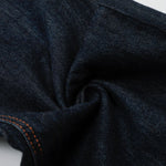 Patchwork Curved Wide-Leg Raw Denim Premium Jeans