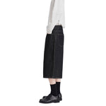 Vintage Loose Straight-Leg Denim Bermuda Shorts