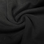 Studded 67 Print Black Wide Leg Sweatpants