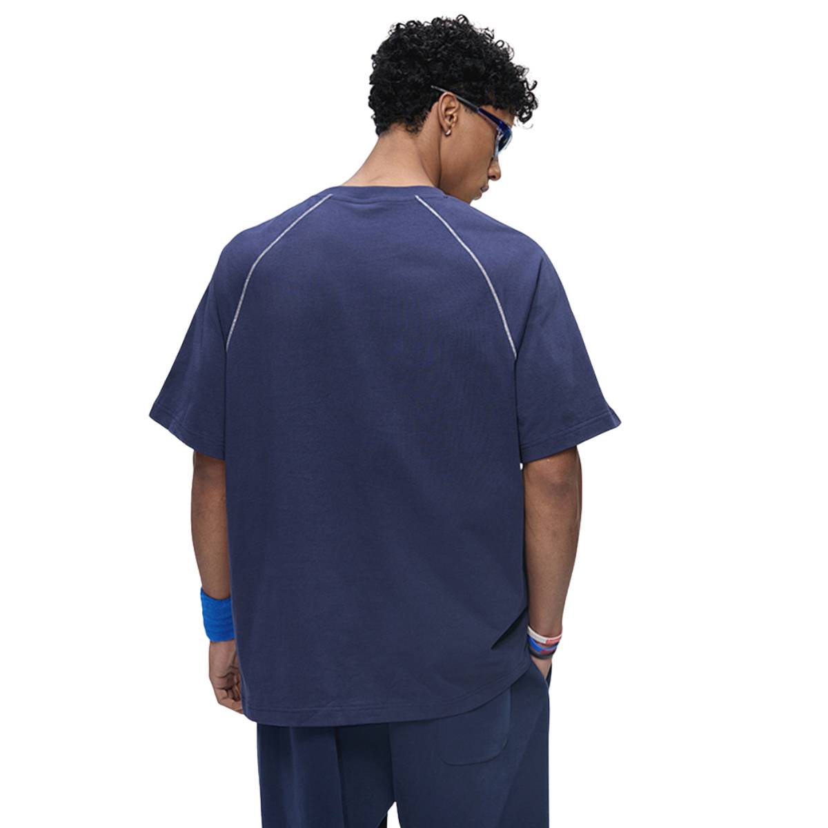 Heavyweight Cotton Colorblock Streetwear T-Shirt