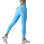 High-Waisted Seamless Yoga Leggings