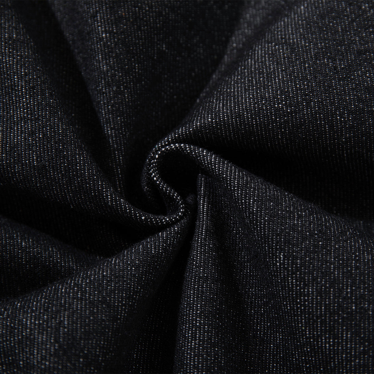 Marble Pattern Panels Black Wide Leg Painter Pants