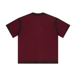 Vintage Washed Oversized Colorblock Tee