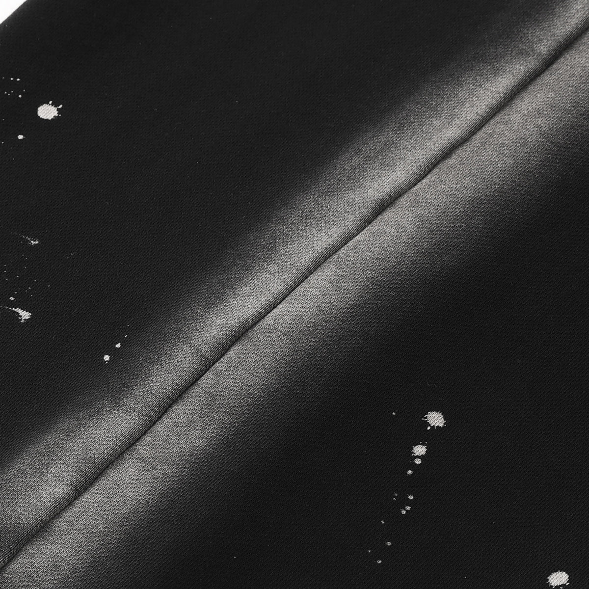 Casual Loose Fit Paint Splatter Elastic Waist Sweatpants