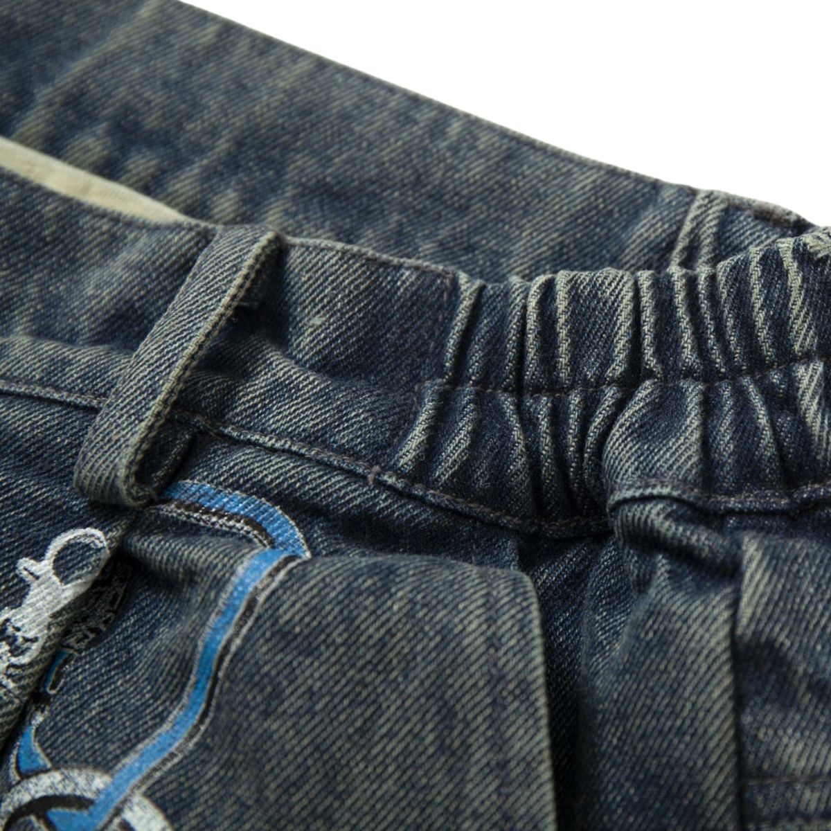 Smoke Rise Camouflage Patchwork Ripped Jeans