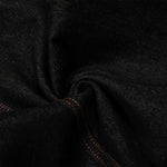 Structured Wide Leg Heavy Stitch Denim