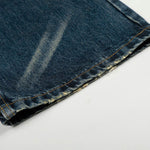 Vintage Light Wash Blue High Waist Wide Denim