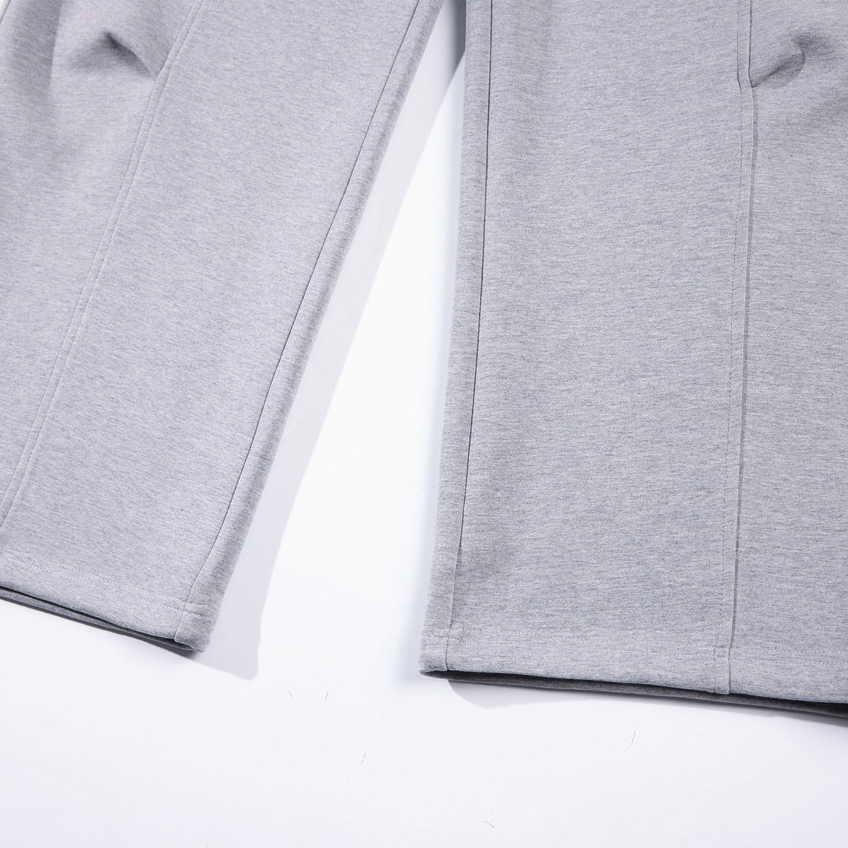 Relaxed Streetwear Deconstructed Curved Blade Joggers