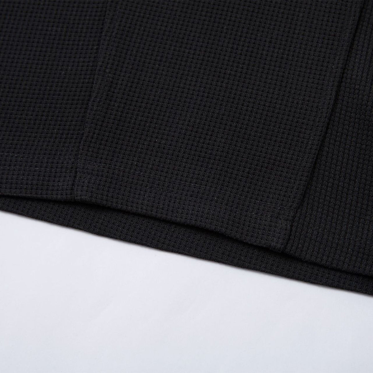 Vintage Waffle Knit Deconstructed Slim Crew Tee