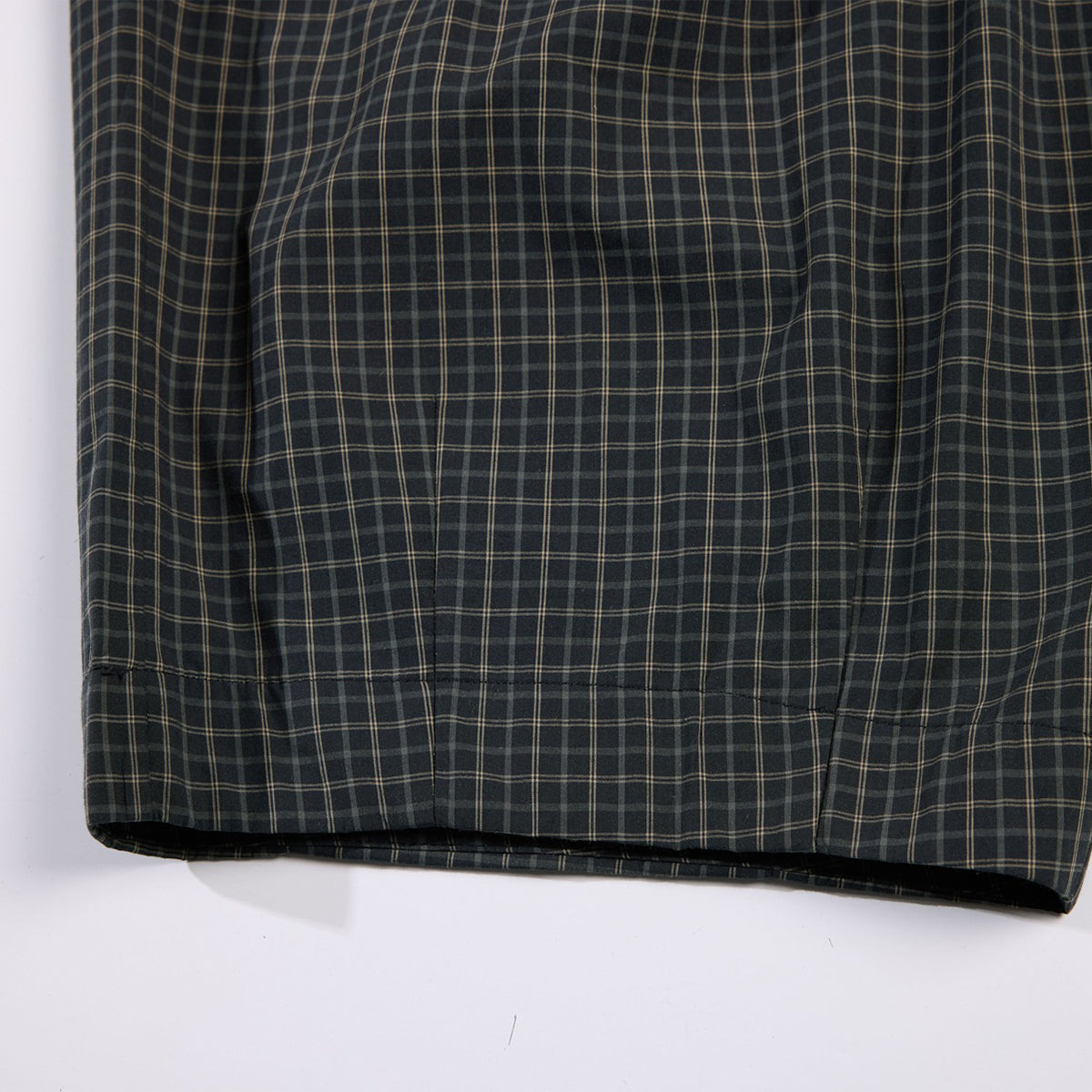 Vintage Plaid Wide Leg Relaxed Drawstring Pants