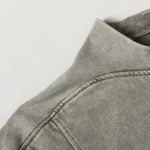 Vintage Washed Distressed Short Sleeve Panel Design Tee