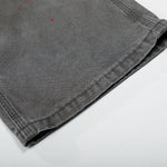 Wide Leg Banana Jeans Cat Whisker Painted Denim