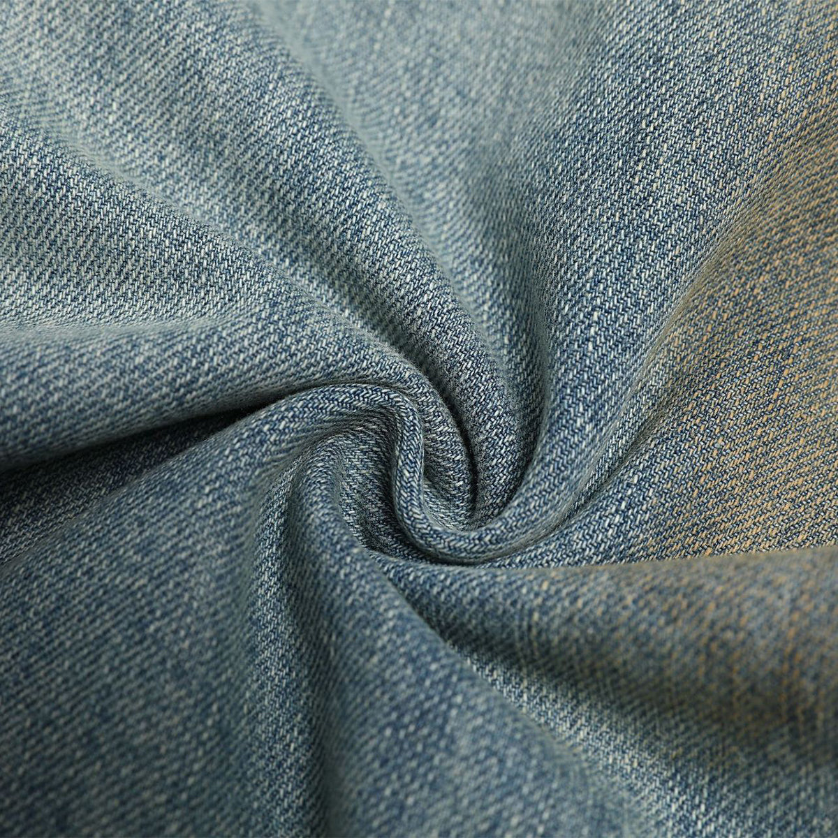 Vintage Distressed Washed Wide Jeans