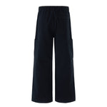 Cargo Wide Leg Stretch Waist Office Commuter Pants