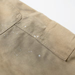 Distressed Detailing Vintage Wide Leg Painter Pants