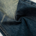 Vintage Light Wash Blue High Waist Wide Denim