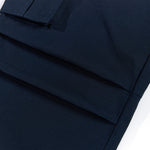 Deconstructed Pleated Premium Solid Relaxed Cargo Pants