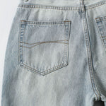 Flared Loose Fit Jeans High Street Washed Vintage