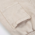 Men's Casual Washed Drawstring Sweat Shorts