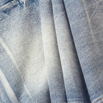 Vintage Wash Faded Wide-Leg Jeans