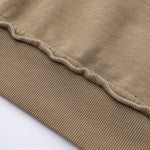 Ombre Raw Edge Kangaroo Pocket Distressed Hoodie