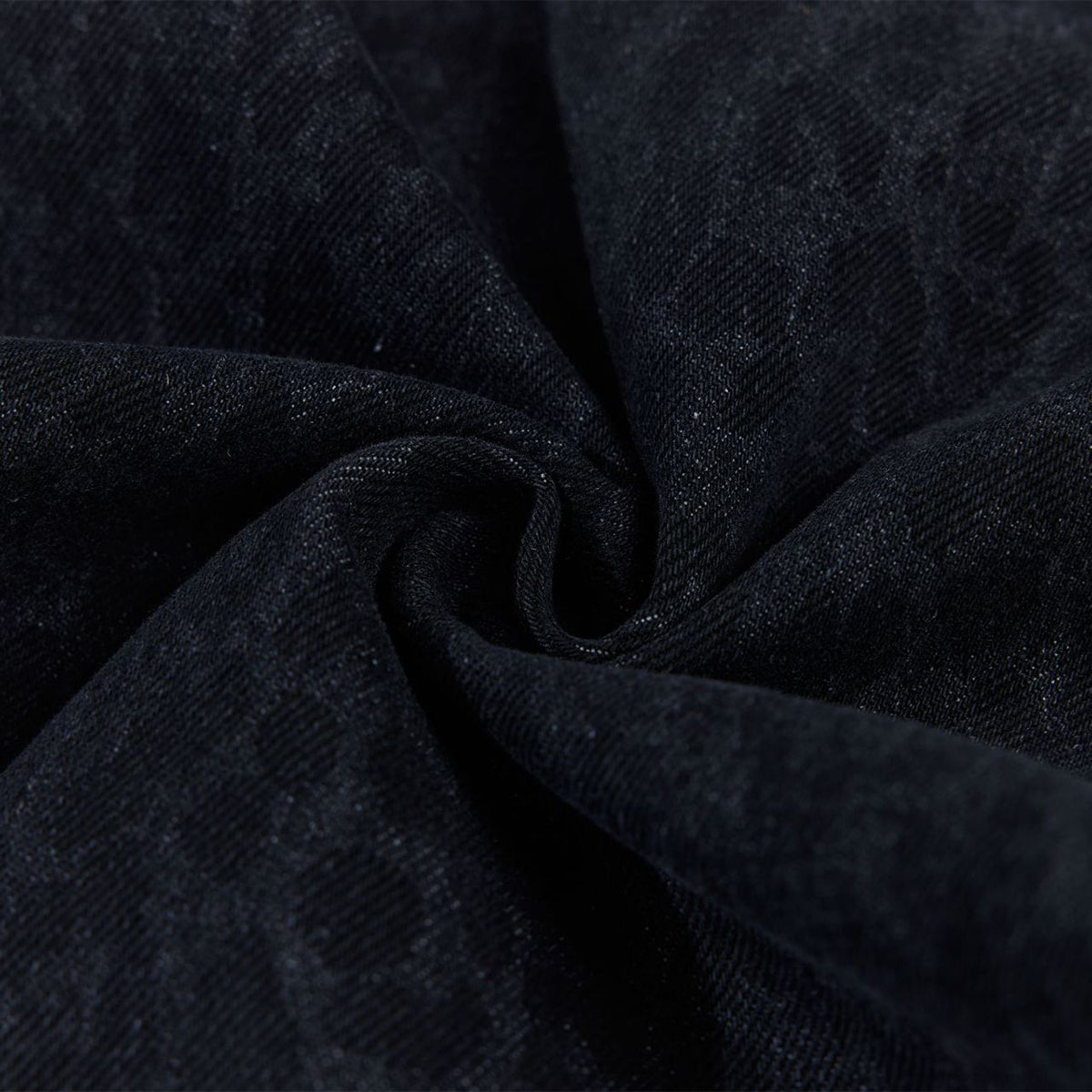 Vintage Washed Leopard Print Relaxed Wide Jeans