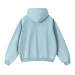 Washed Kangaroo Pocket Fleece Hoodie