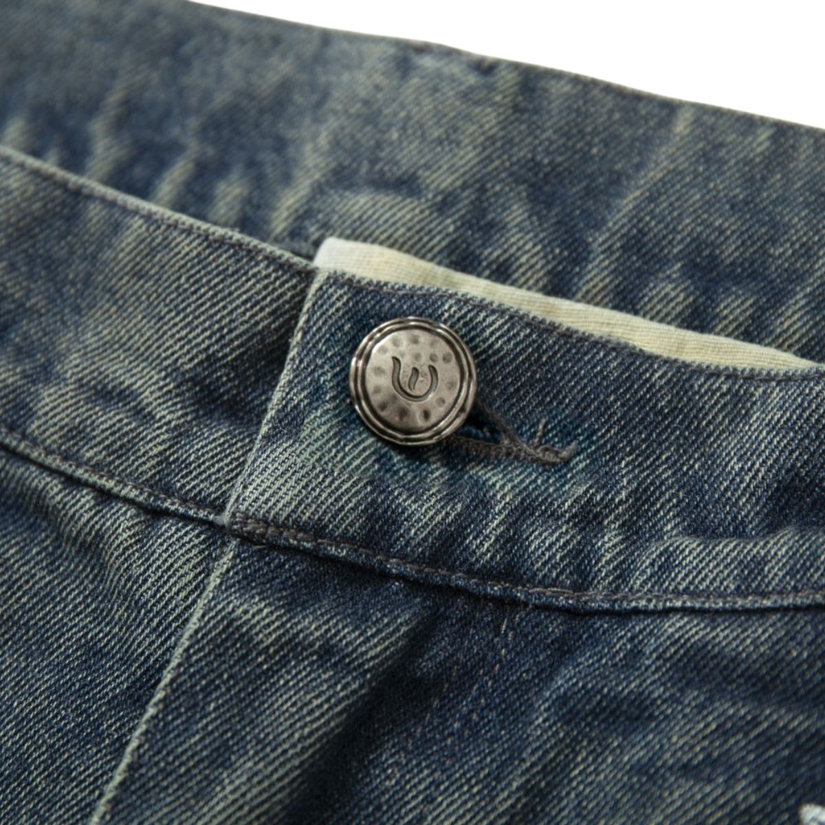 Smoke Rise Camouflage Patchwork Ripped Jeans