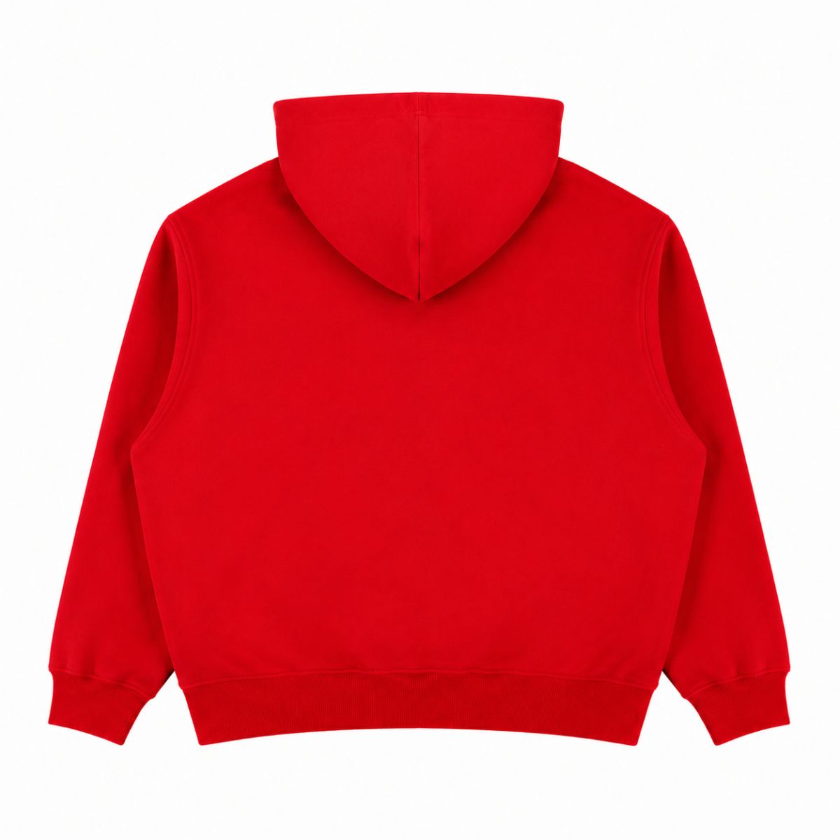 Boxy Cropped 340G Thermal Fleece Zip Hoodie