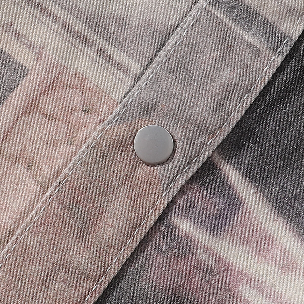 Multicolor Newspaper Print Jacket