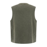 Vintage Washed Knitted Sleeveless Fitted Tank Top
