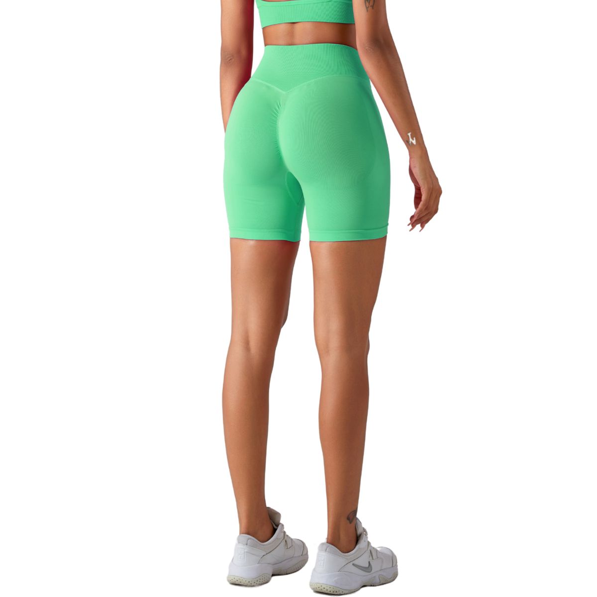 High-Waisted Quick Dry Workout Shorts
