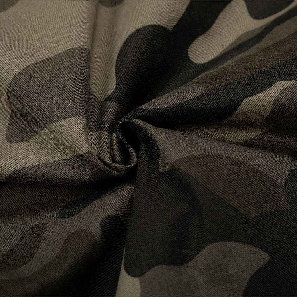 Camouflage Utility Wide Leg Adjustable Hem Pants