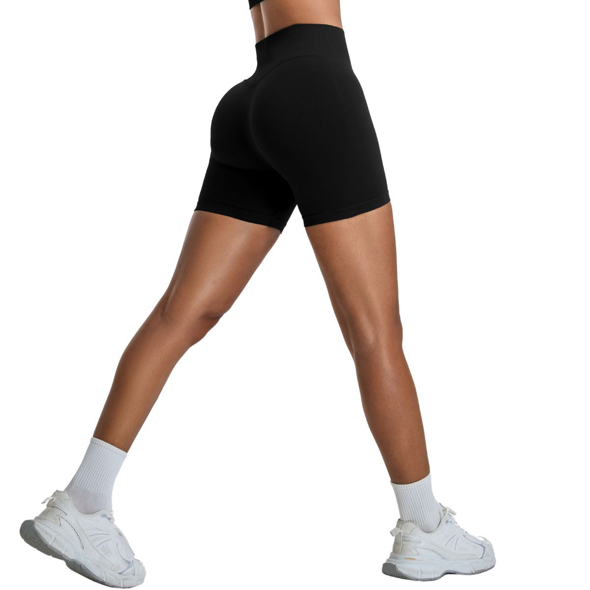 High-Rise Seamless Workout Shorts