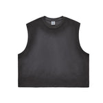 Vintage Washed Boxy Muscle Tank 230gsm