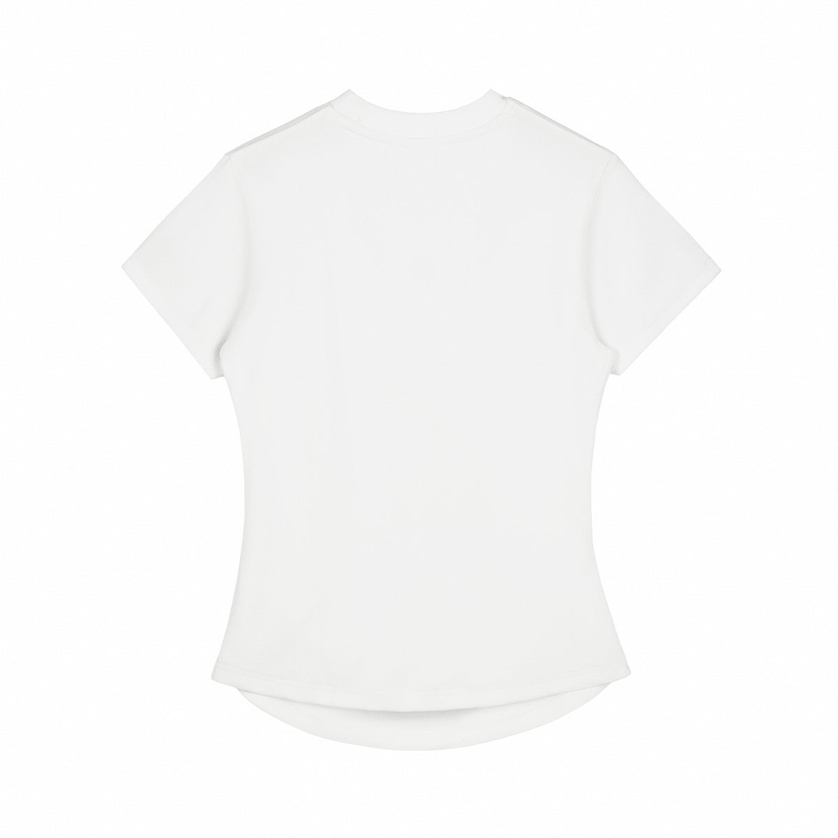 Slim Fit Pleated Waist Washed Cotton Tee 280gsm