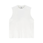 Panelled Back Seam Sleeveless T-Shirt