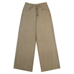 Button Fly Relaxed Fit Baggy Straight Leg Vintage Work Pants