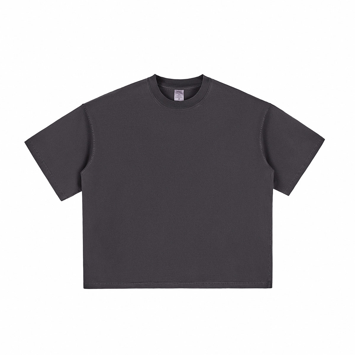Washed Cotton Boxy T Shirt 260gsm