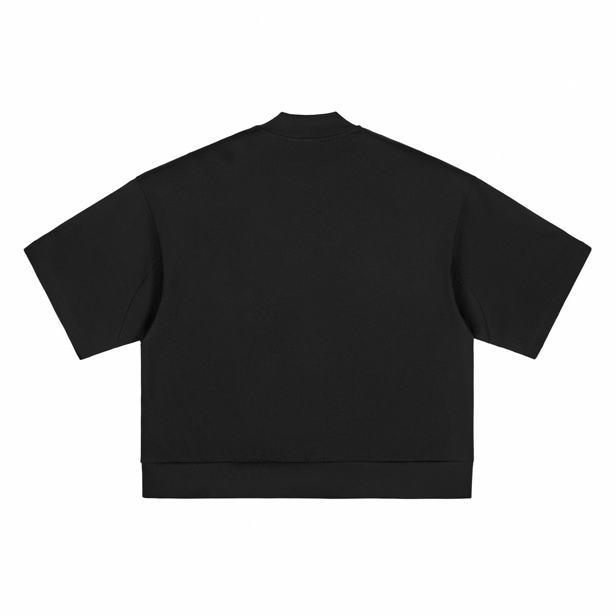 Heavyweight Oversized Mock-Neck Tee 305gsm