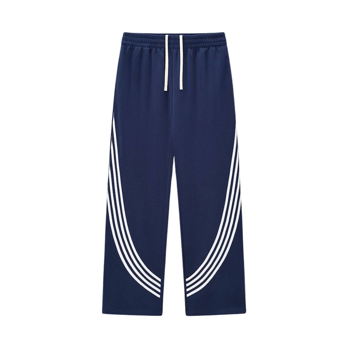 Retro Varsity Stripe Baggy Pants
