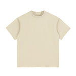 Crew Neck Washed Cotton T Shirt 260gsm