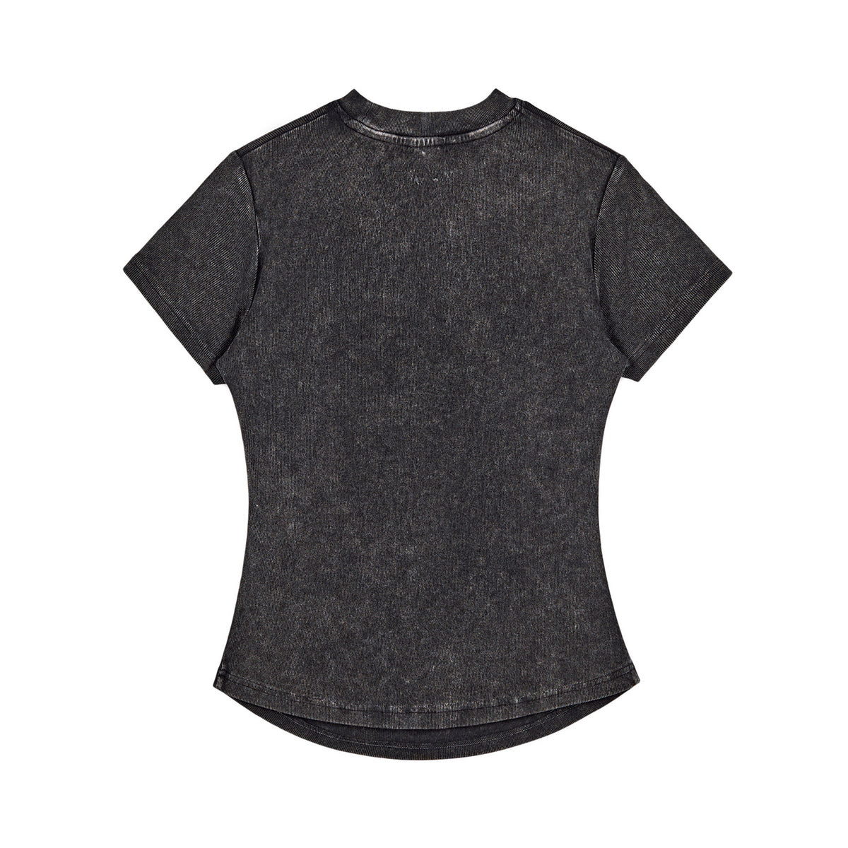 Slim Fit Pleated Waist Washed Cotton Tee 280gsm