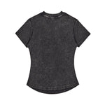 Slim Fit Pleated Waist Washed Cotton Tee 280gsm