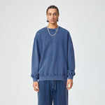 Crew Neck Faded Relaxed Sweatshirt